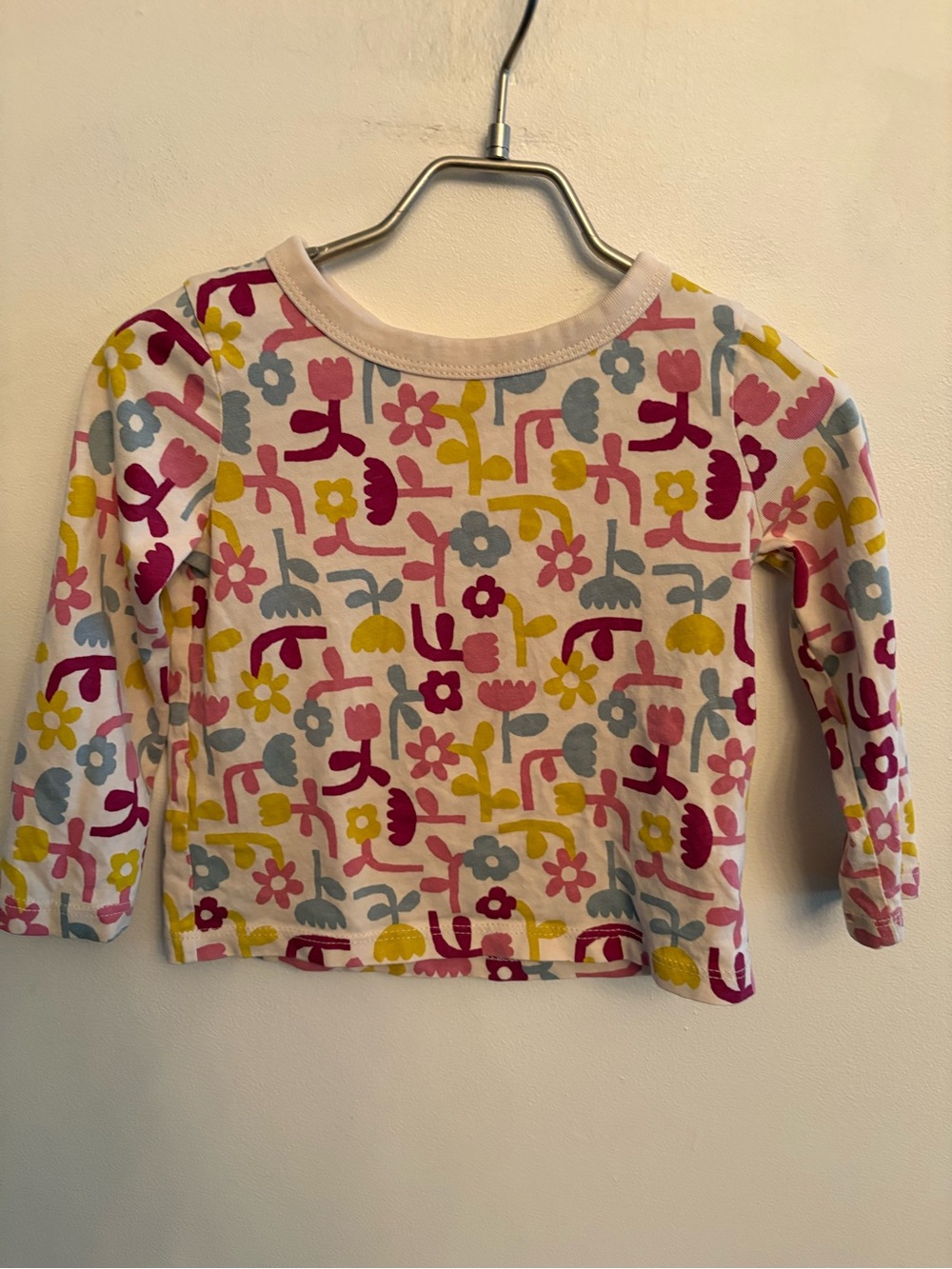 Joe Fresh Girls' Long-Sleeve Floral Tee 12-18M